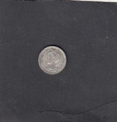 Beschrijving: 10 Cent WILHELMINA